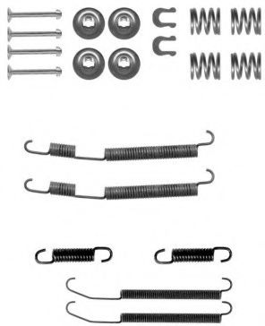 Imagine Set accesorii, sabot de frana FERODO FBA221