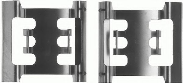 Imagine Set accesorii, placute frana FERODO FBA456