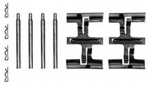 Imagine Set accesorii, placute frana FERODO FBA565