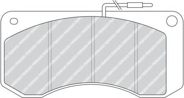 Imagine set placute frana,frana disc FERODO FCV668