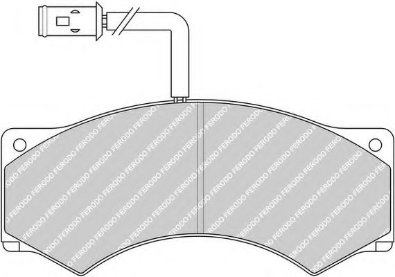 Imagine set placute frana,frana disc FERODO FCV952