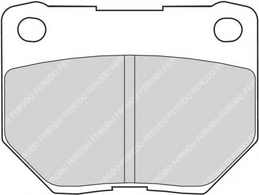 Imagine set placute frana,frana disc FERODO FDB1372