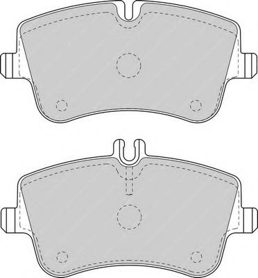 Imagine set placute frana,frana disc FERODO FDB1429