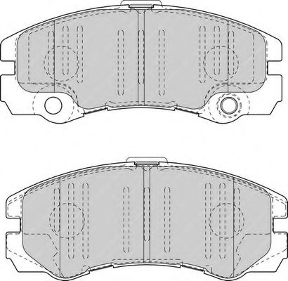 Imagine set placute frana,frana disc FERODO FDB1511