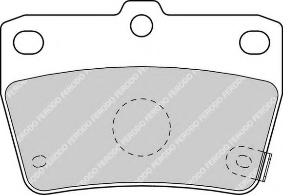 Imagine set placute frana,frana disc FERODO FDB1531