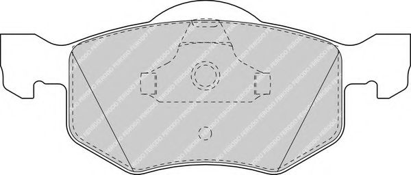 Imagine set placute frana,frana disc FERODO FDB1571