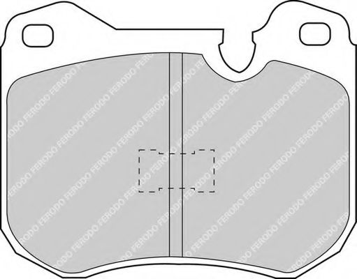 Imagine set placute frana,frana disc FERODO FDB165