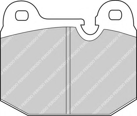 Imagine set placute frana,frana disc FERODO FDB192