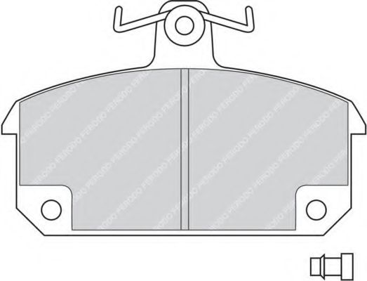 Imagine set placute frana,frana disc FERODO FDB194