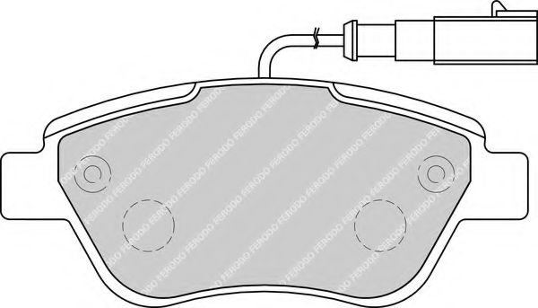 Imagine set placute frana,frana disc FERODO FDB1946