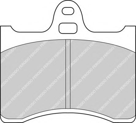 Imagine set placute frana,frana disc FERODO FDB196