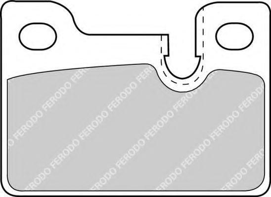 Imagine set placute frana,frana disc FERODO FDB210