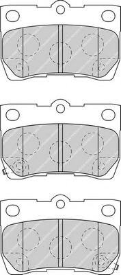 Imagine set placute frana,frana disc FERODO FDB4001