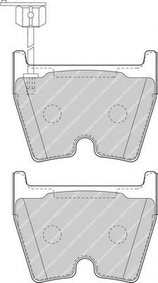 Imagine set placute frana,frana disc FERODO FDB4165