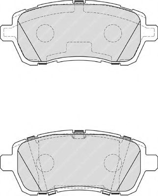 Imagine set placute frana,frana disc FERODO FDB4179