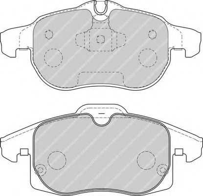 Imagine set placute frana,frana disc FERODO FDB4188