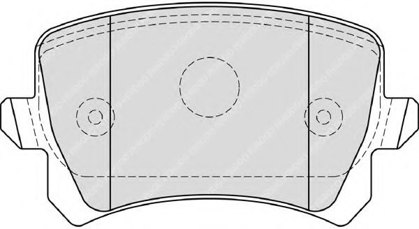 Imagine set placute frana,frana disc FERODO FDB4192