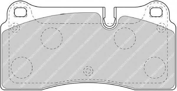 Imagine set placute frana,frana disc FERODO FDB4195