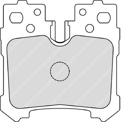 Imagine set placute frana,frana disc FERODO FDB4210