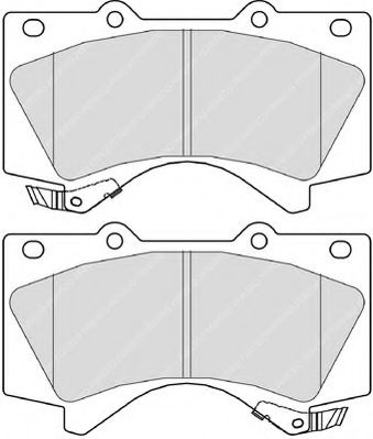 Imagine set placute frana,frana disc FERODO FDB4229