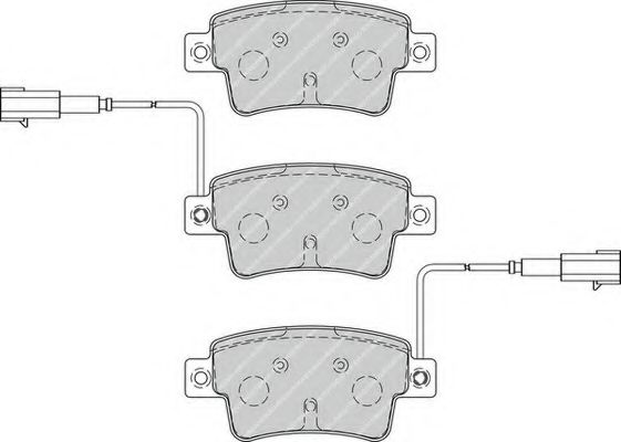 Imagine set placute frana,frana disc FERODO FDB4325