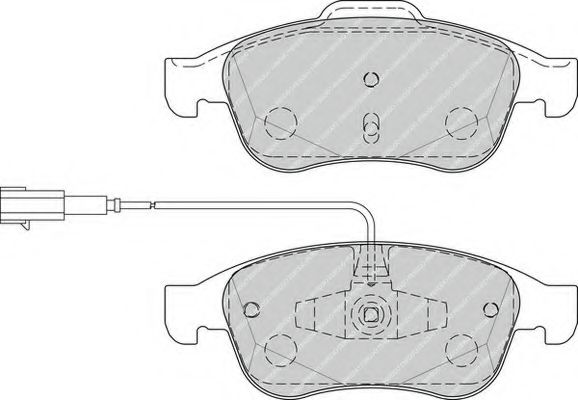 Imagine set placute frana,frana disc FERODO FDB4331