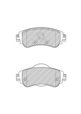 Imagine set placute frana,frana disc FERODO FDB4336