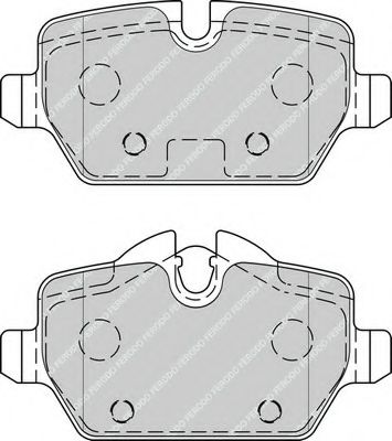 Imagine set placute frana,frana disc FERODO FDB4383