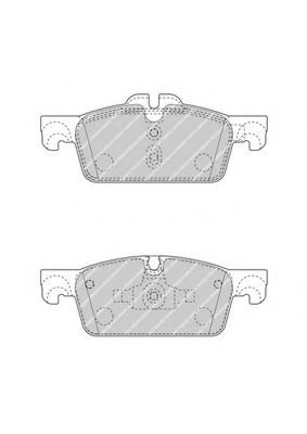 Imagine set placute frana,frana disc FERODO FDB4405