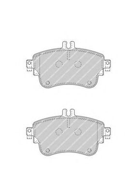 Imagine set placute frana,frana disc FERODO FDB4428