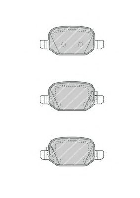 Imagine set placute frana,frana disc FERODO FDB4459