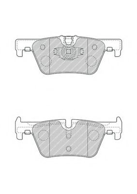 Imagine set placute frana,frana disc FERODO FDB4670