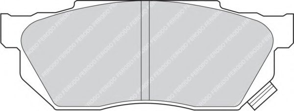 Imagine set placute frana,frana disc FERODO FDB585