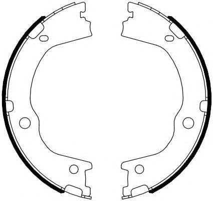 Imagine Set saboti frana, frana de mana FERODO FSB4089