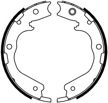 Imagine Set saboti frana, frana de mana FERODO FSB4091