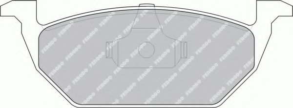 Imagine set placute frana,frana disc FERODO FSL1094