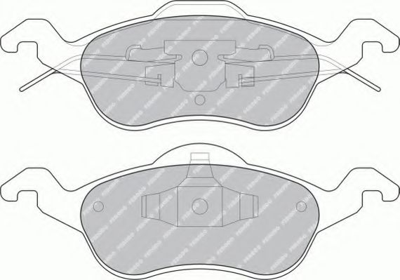 Imagine set placute frana,frana disc FERODO FSL1318