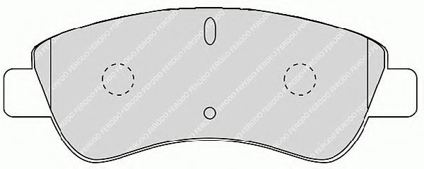 Imagine set placute frana,frana disc FERODO FSL1399