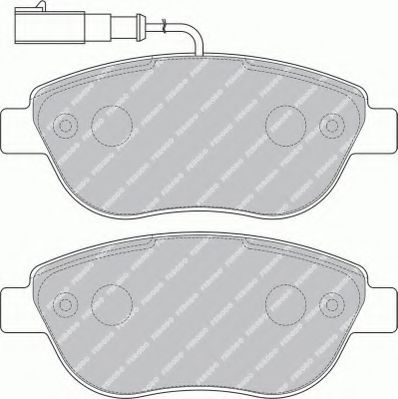 Imagine set placute frana,frana disc FERODO FSL1467