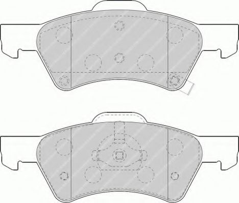 Imagine set placute frana,frana disc FERODO FSL1510