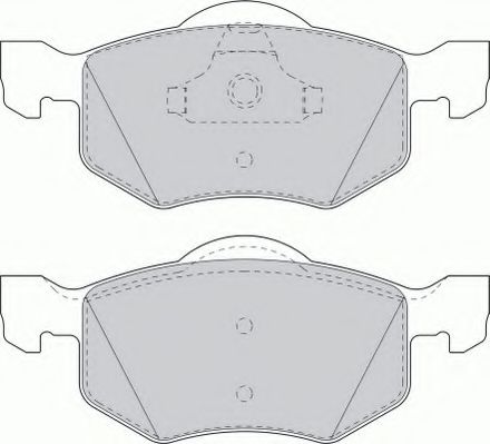 Imagine set placute frana,frana disc FERODO FSL1571