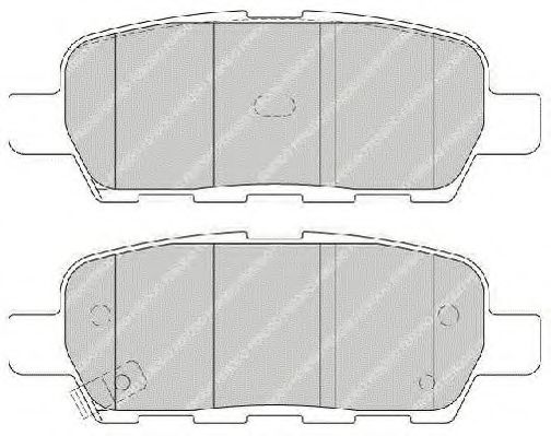 Imagine set placute frana,frana disc FERODO FSL1693