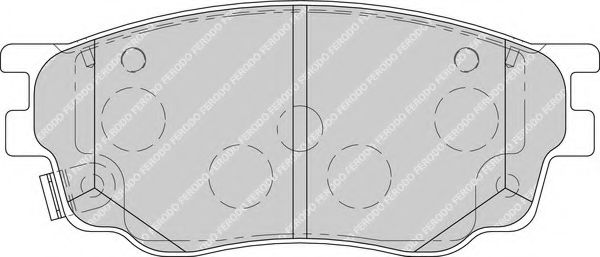 Imagine set placute frana,frana disc FERODO FSL1707