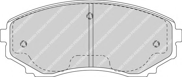 Imagine set placute frana,frana disc FERODO FSL1757