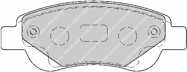 Imagine set placute frana,frana disc FERODO FSL1790