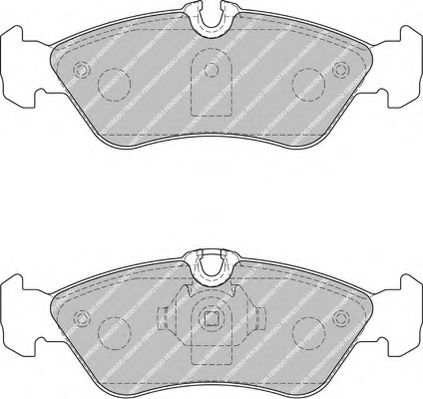 Imagine set placute frana,frana disc FERODO FSL1876