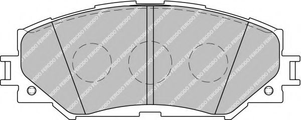 Imagine set placute frana,frana disc FERODO FSL1891