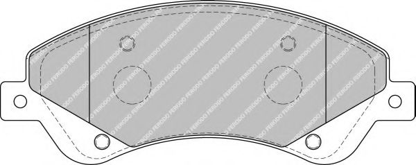 Imagine set placute frana,frana disc FERODO FSL1929