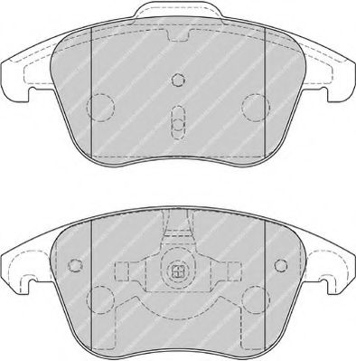 Imagine set placute frana,frana disc FERODO FSL1972