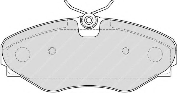 Imagine set placute frana,frana disc FERODO FSL4176